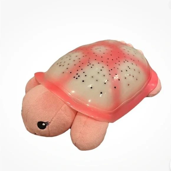 Cloud B Pink Turtle Plush Night Light - Picture 2 of 3